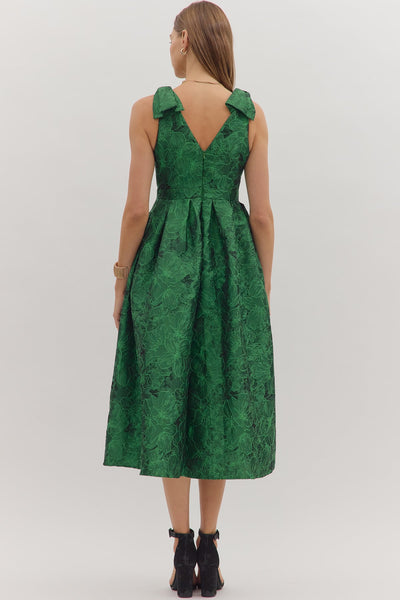 Natalie Midi Dress - Green