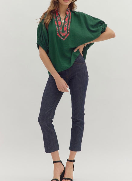 Addison S/S Top - Green