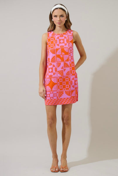 Haines Town Shift Mini Dress