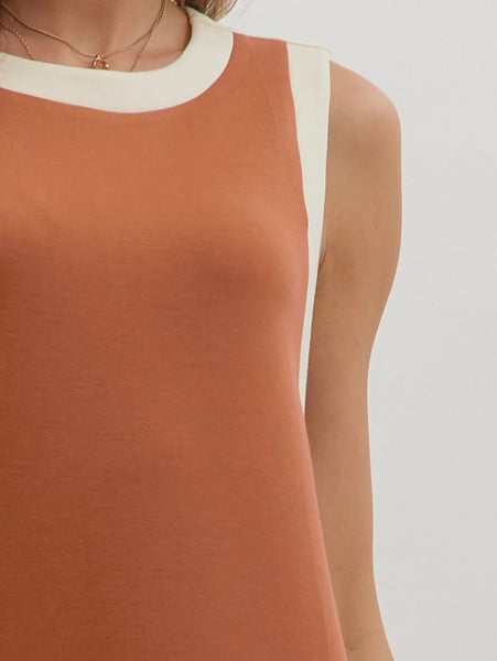 Vivian Midi Dress - Clay