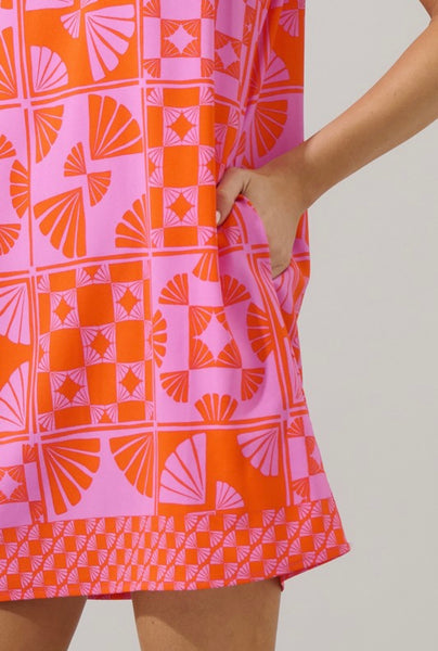 Haines Town Shift Mini Dress