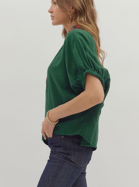 Addison S/S Top - Green