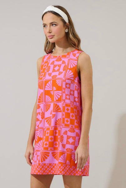 Haines Town Shift Mini Dress