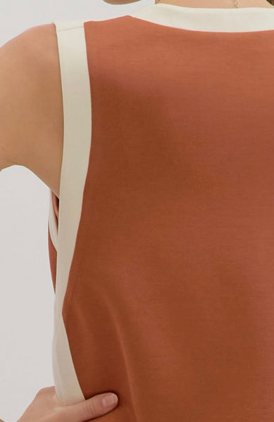Vivian Midi Dress - Clay