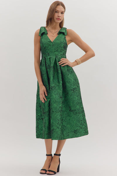 Natalie Midi Dress - Green