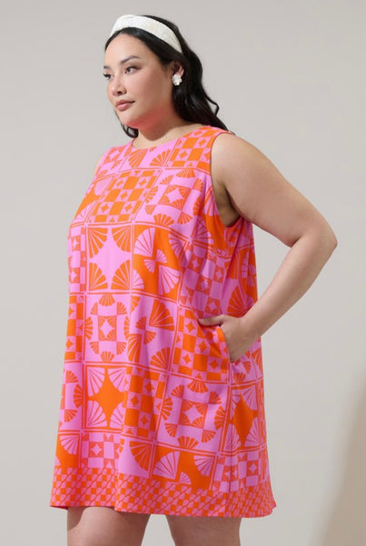 Haines Town Shift Mini Dress