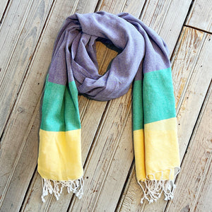 Nolaverse Mardi Gras Turkish Scarf