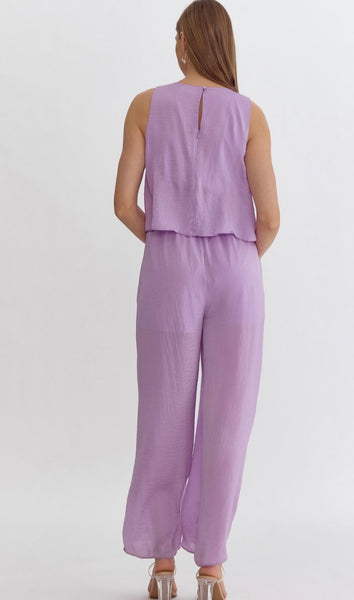 Camilla Jumpsuit - Lilac