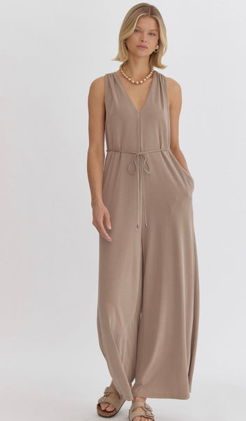Amira Jumpsuit - Light Mocha