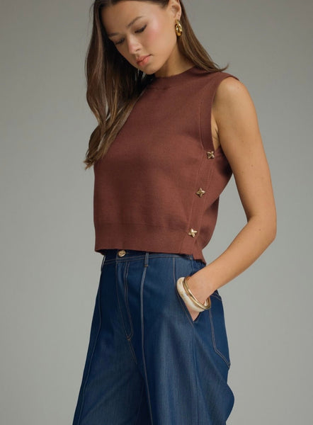 Cody Top - Brown