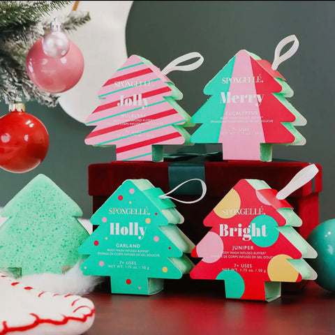 [PREORDER] Spongellé Holiday Tree Buffer