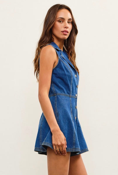 Scarlett Denim Romper