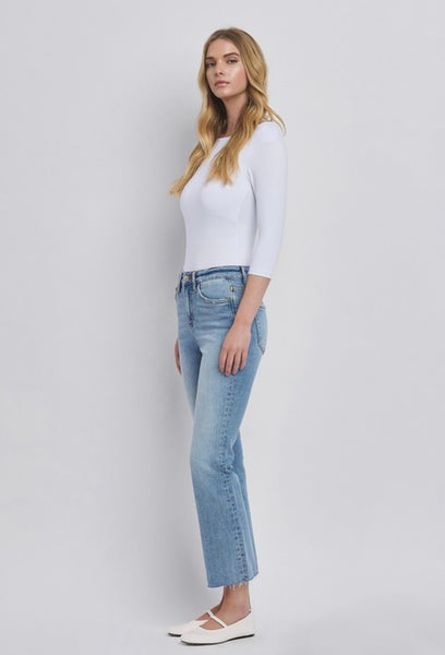 Lovervet - High Rise Kick Flare Denim