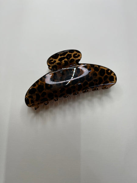 Leopard Print Claw Clips