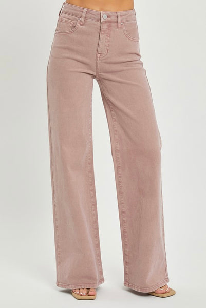 Risen - Maya Denim Jeans - Mauve
