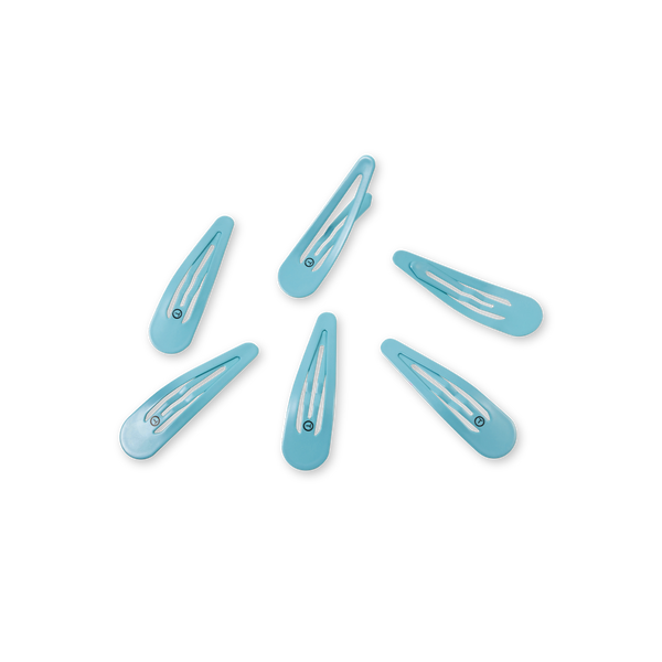 TELETIES - Snap Clip - Summer Sky - 6 Count