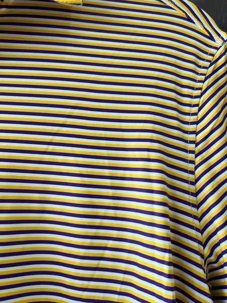 Meripex - Purple and Gold Stripe Top