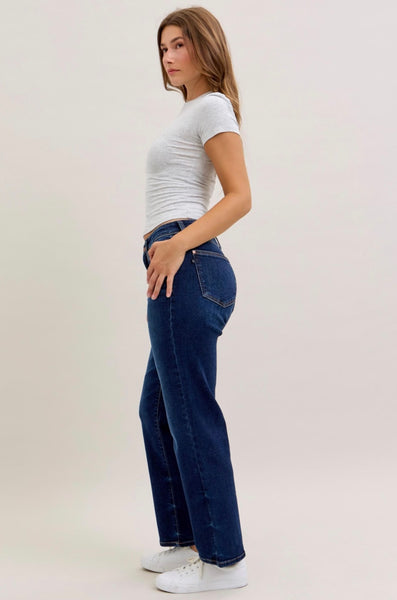 Judy Blue - Anna Mid Rise Straight Leg Denim