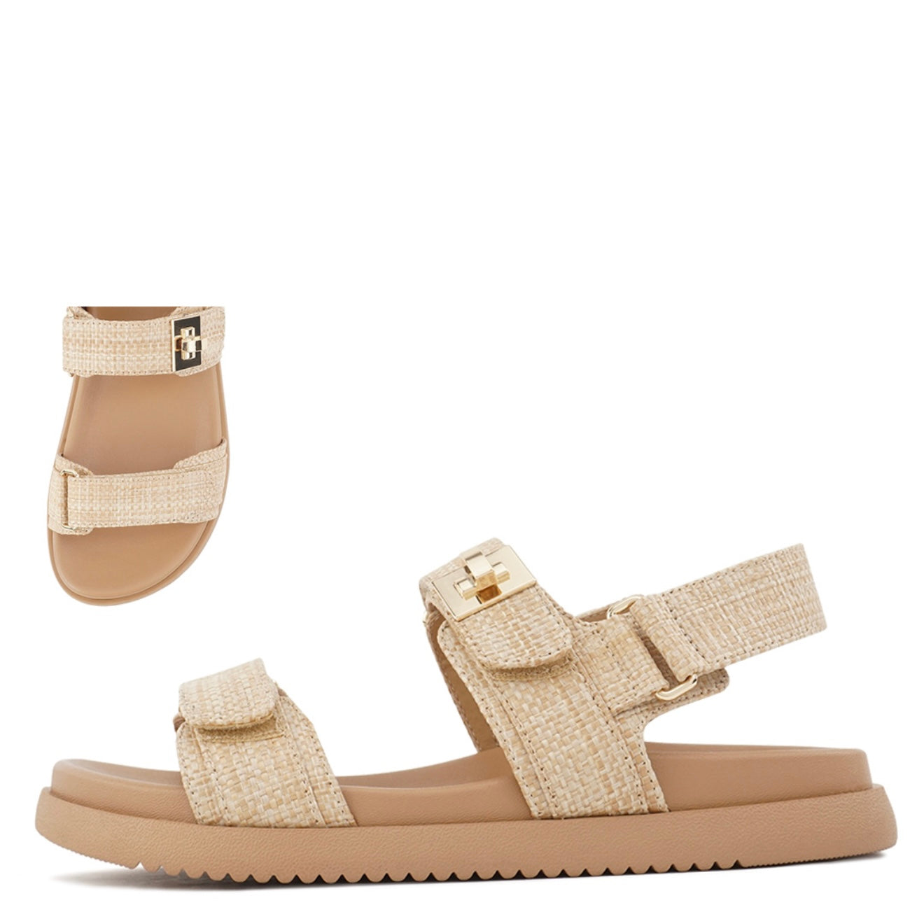 Cobber Sandal - Natural Raffia
