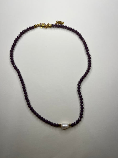 Astraea Beaded Pearl Dainty Necklace
