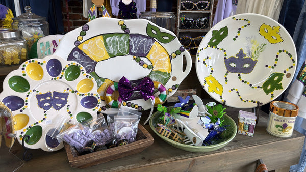Rivertown Pottery & Arts - Mardi Gras Collection
