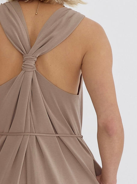Amira Jumpsuit - Light Mocha