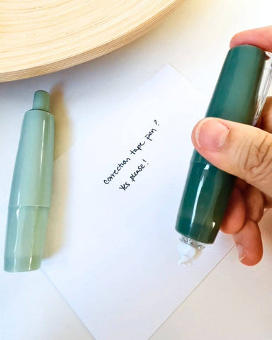 Correction Tape Pen Set - Green