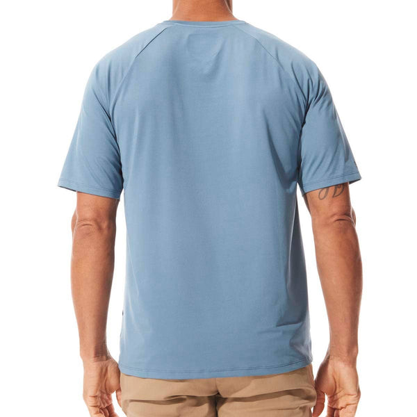 Men’s Crew Neck Short Sleeve Tee - Lake Water