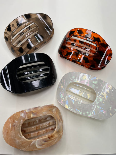 Printed Flat Claw Clips