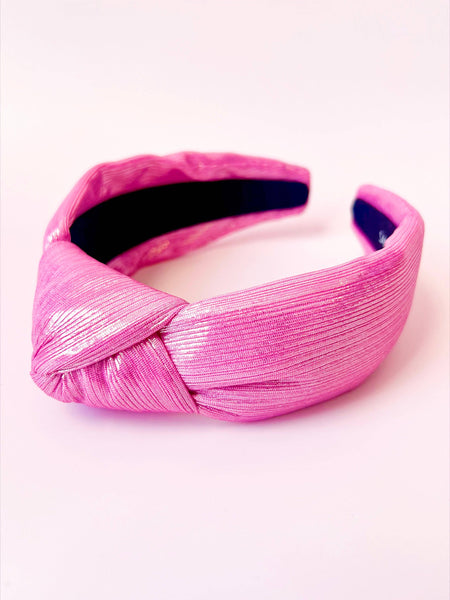 Sandy + Rizzo - Pink Shimmer Headband