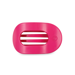 TELETIES - Flat Round Hair Clip -  Tropical Punch - Medium