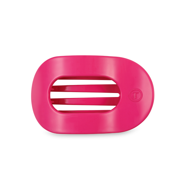 TELETIES - Flat Round Hair Clip -  Tropical Punch - Medium
