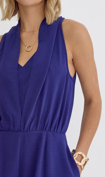 Evelyn Romper - Blue