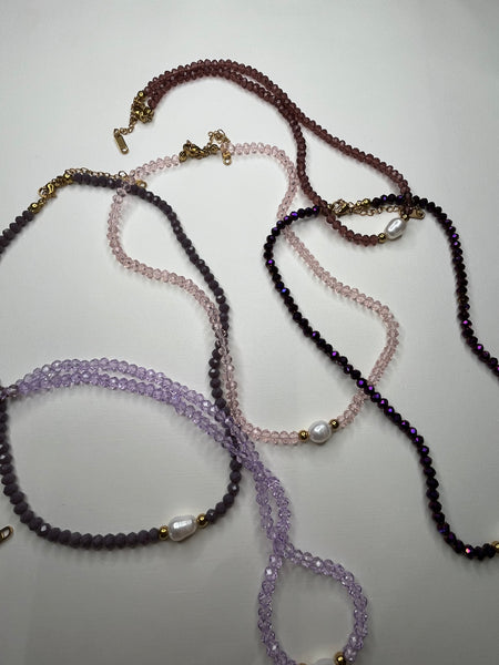 Astraea Beaded Pearl Dainty Necklace