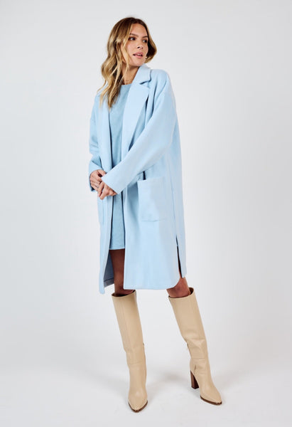 Sadie & Sage - Hayley Open Coat - Sky