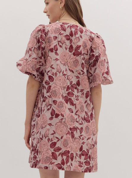 Sarah Floral Mini Dress