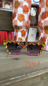 Fall Rhinestone Sunglasses