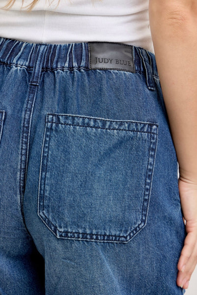 Judy Blue - Hailey High Waist Baggy Denim Short