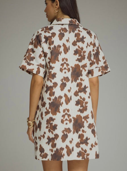 Blake Mini Dress - Animal