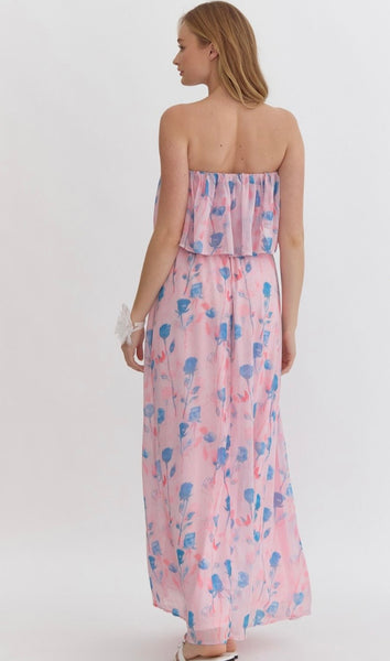 Isabella Maxi Dress - Pink Multi