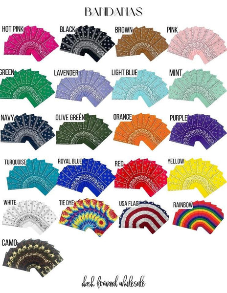 Custom Game Day Bandanas