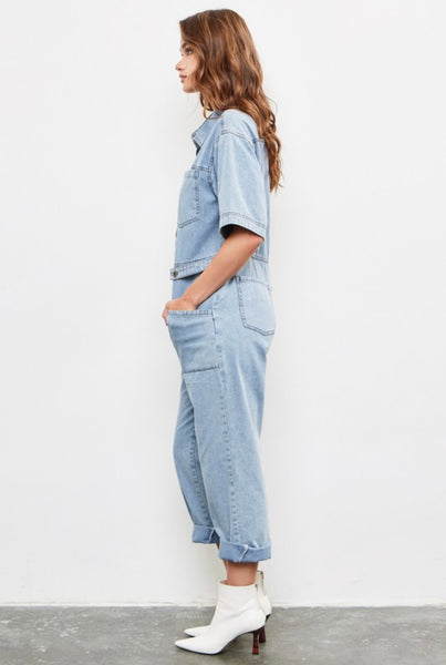 Sarah Denim Jumpsuit