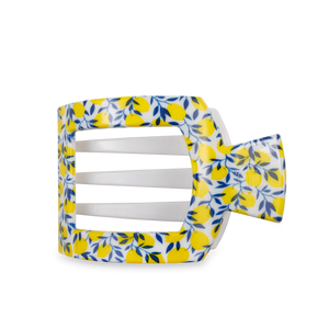 TELETIES - Flat Square Hair Clip - Large - Limoncello