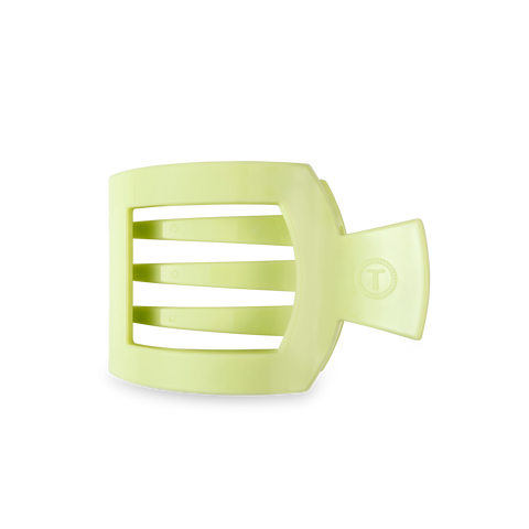 TELETIES - Square Flat Hair Clip - Aloe, There! - Medium