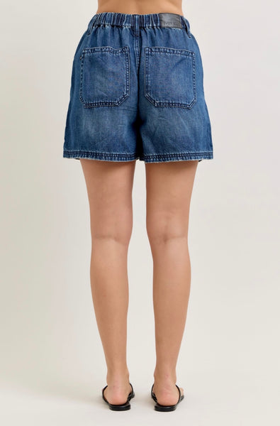 Judy Blue - Hailey High Waist Baggy Denim Short