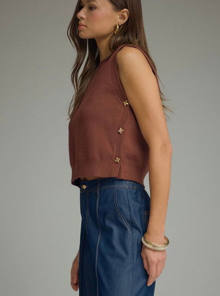 Cody Top - Brown
