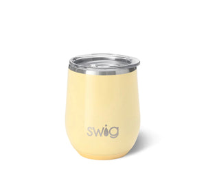 SWIG - Shimmer Buttercup Stemless Wine Cup (12oz)