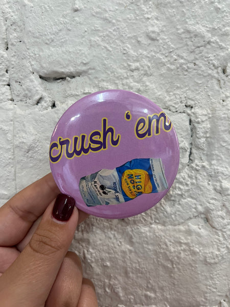 Signed by Abby - LSU Game Day Buttons