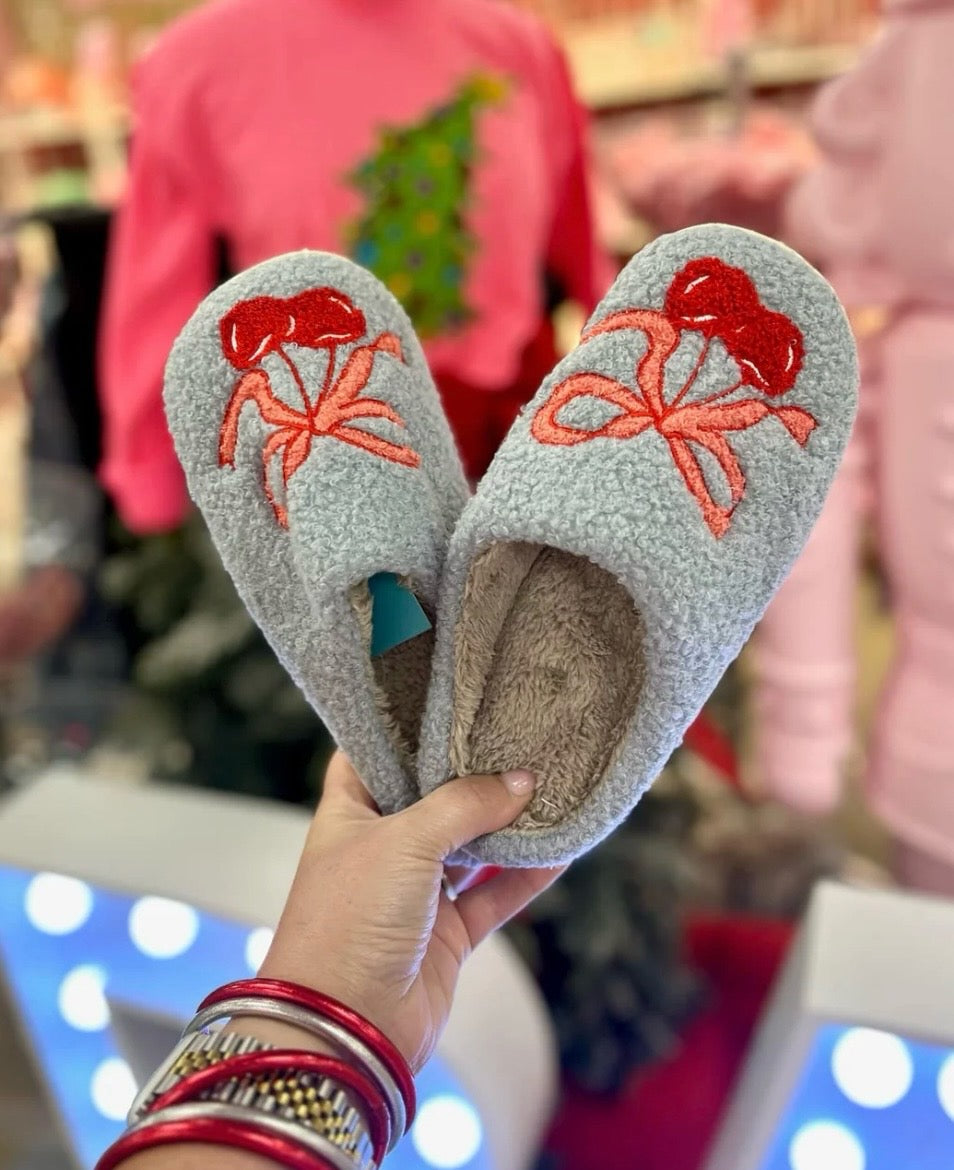 Adult Cherry Slippers