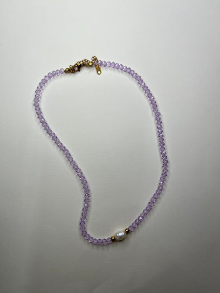Astraea Beaded Pearl Dainty Necklace